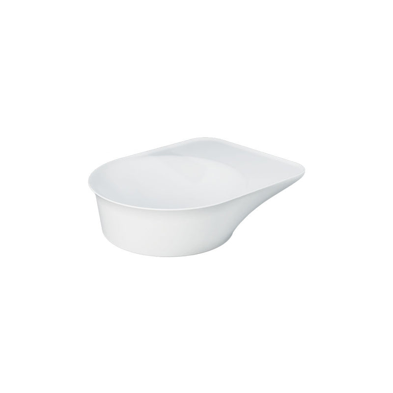 RAK VALET Above Counter Round Bowl Basin 480x360mm No Overflow Matte White