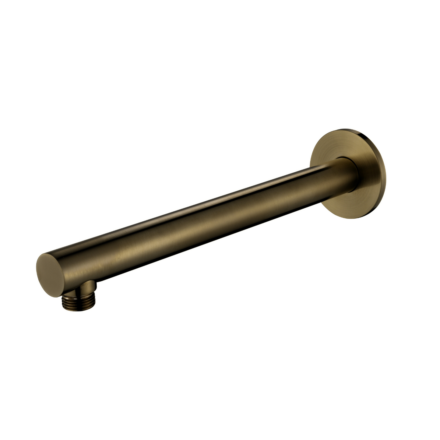 Star Mini Wall Shower Arm 300mm Antique Brass