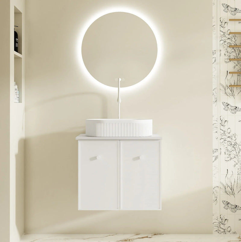 Seattle 600mm Wall-Hung Cabinet Matte White