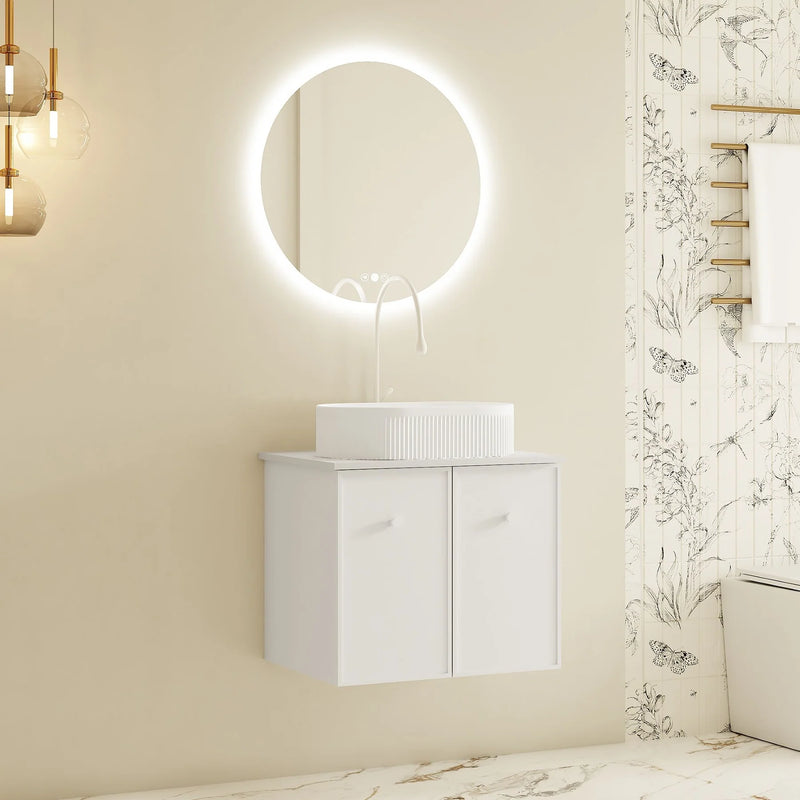 Seattle 600mm Wall-Hung Cabinet Matte White