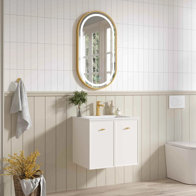 Seattle 600mm Wall-Hung Cabinet Matte White