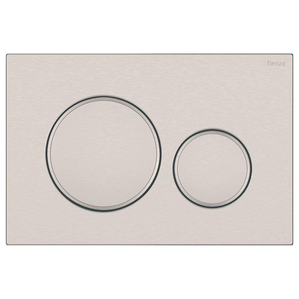 Geberit Compatible Round Flush Buttons for Sigma Brushed Nickel