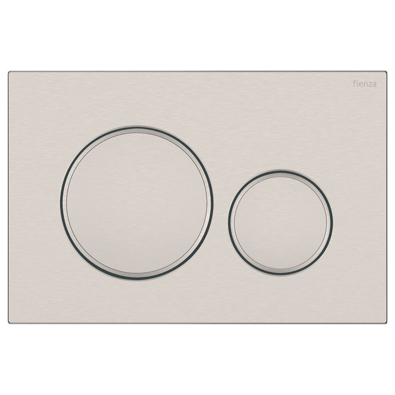Geberit Compatible Round Flush Buttons for Sigma Brushed Nickel