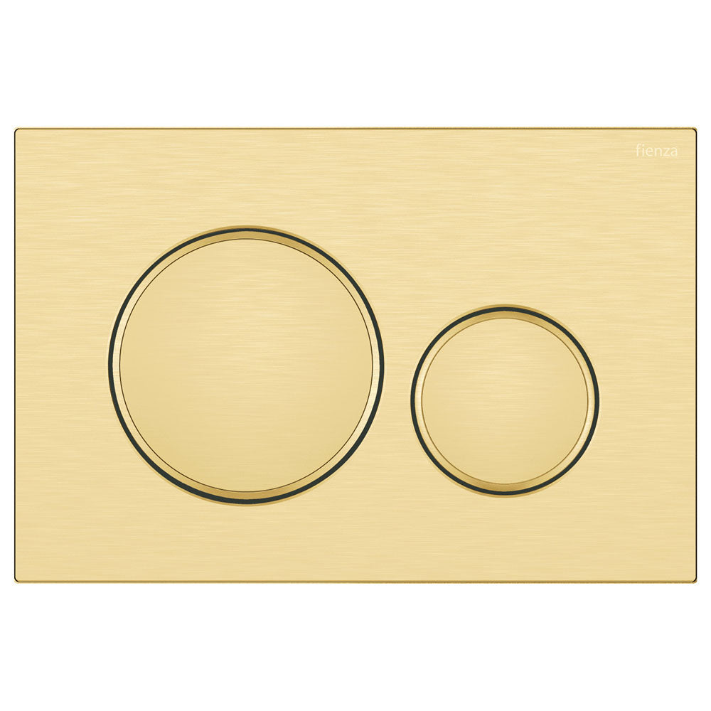 Geberit Compatible Round Flush Buttons for Sigma Urban Brass