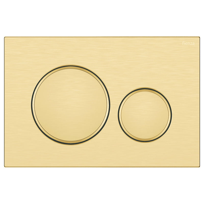 Geberit Compatible Round Flush Buttons for Sigma Urban Brass