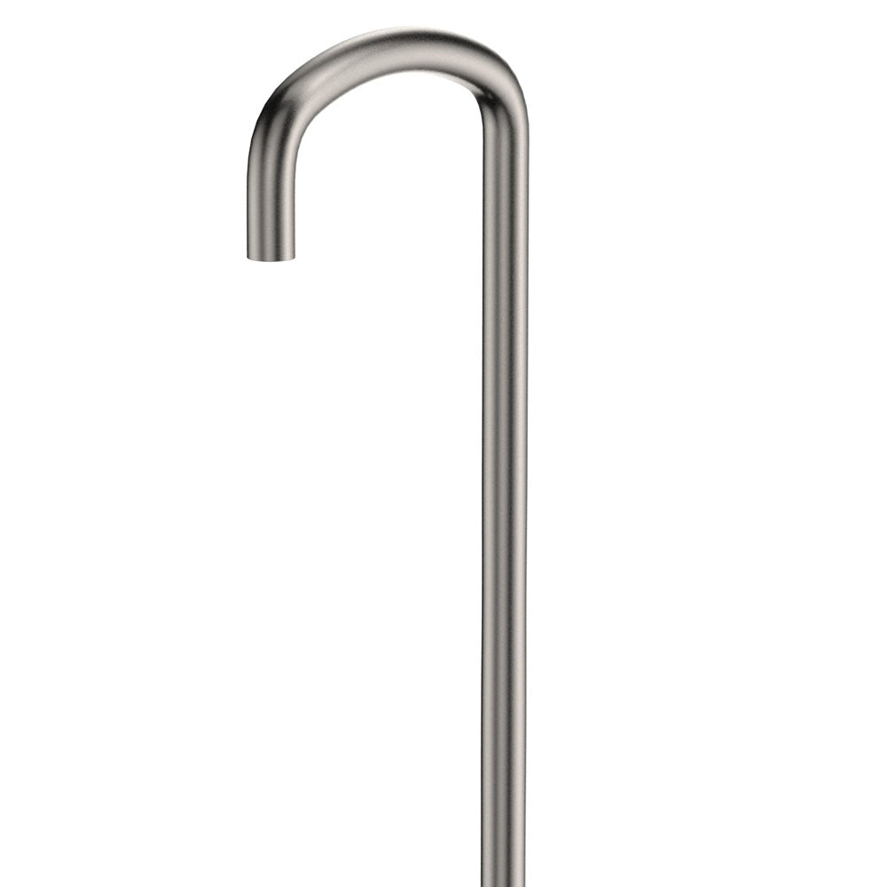 Fienza Tono Floor Mounted Bath Outlet Brushed Nickel