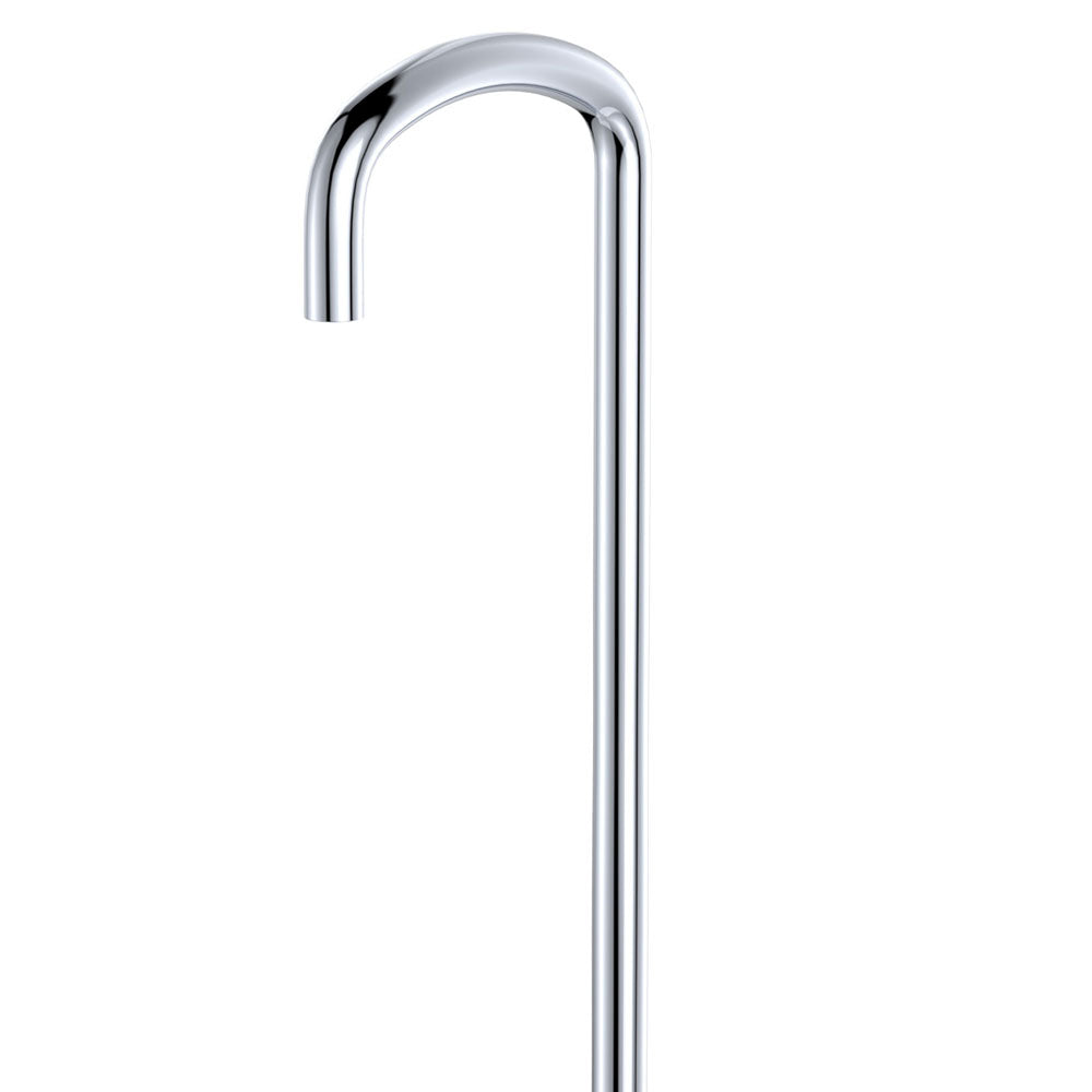 Fienza Tono Floor Mounted Bath Outlet Chrome