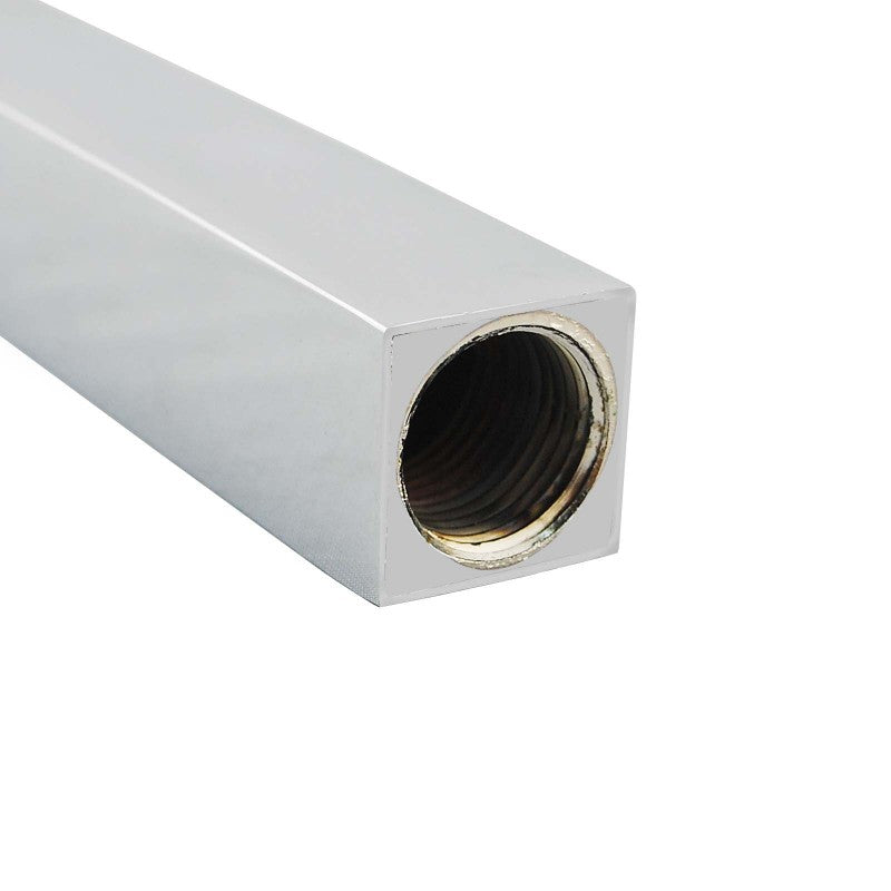 Aquaperla Square Chrome Brass Wall Mounted Shower Arm 400mm