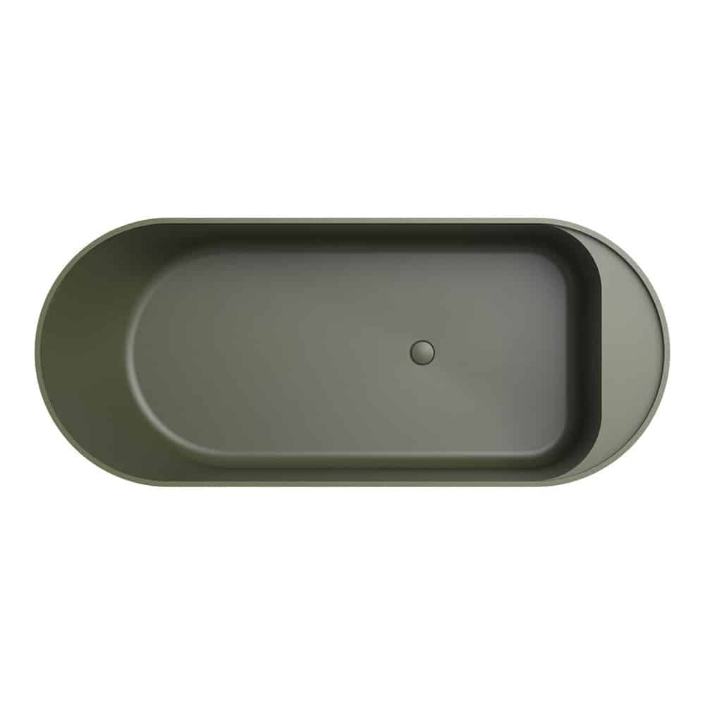Fienza Minka Solid Surface Bath, 1700mm, Forest