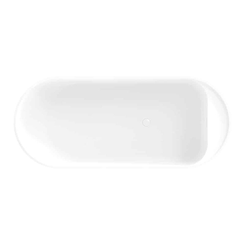 Fienza Minka Solid Surface Bath, 1700mm, Matte White