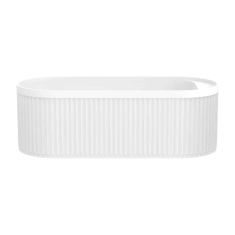 Fienza Minka Solid Surface Bath, 1700mm, Matte White