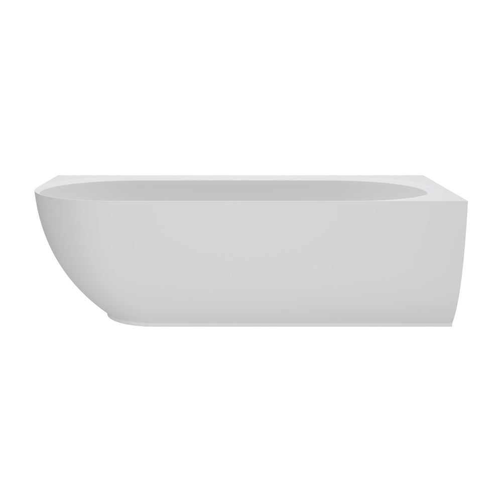 Fienza Matta Left-Hand Solid Surface Corner Bath, 1700mm