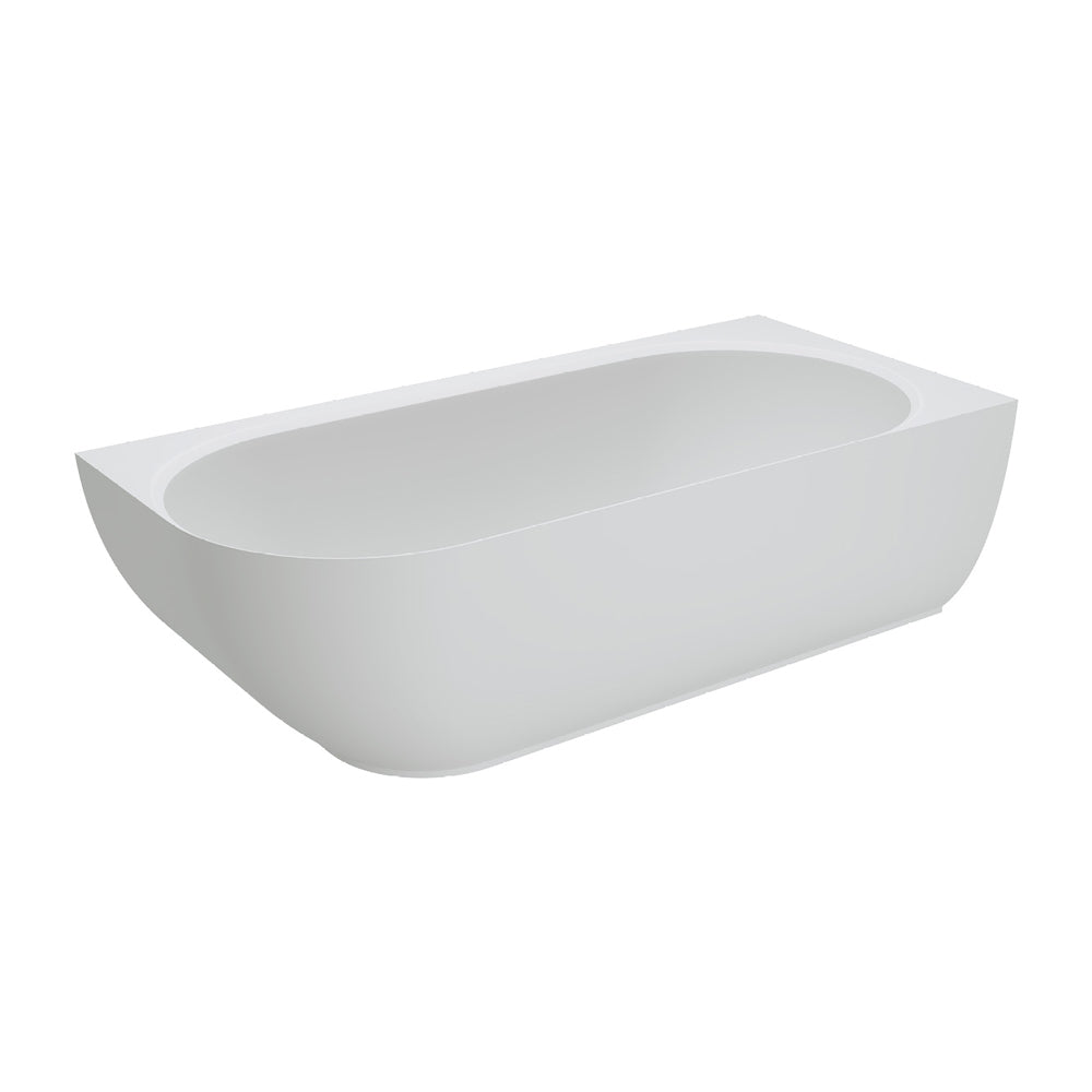 Fienza Matta Left-Hand Solid Surface Corner Bath, 1700mm