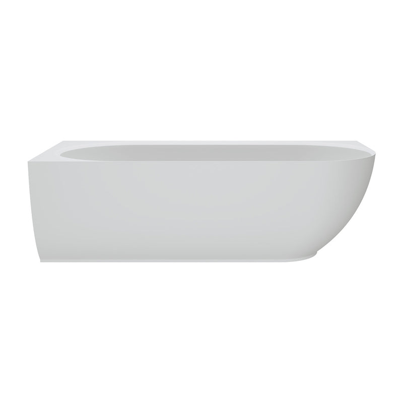 Fienza Matta Right-Hand Solid Surface Corner Bath, 1700mm