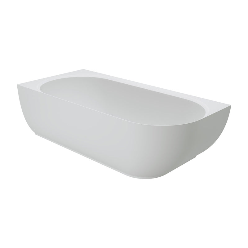 Fienza Matta Right-Hand Solid Surface Corner Bath, 1700mm