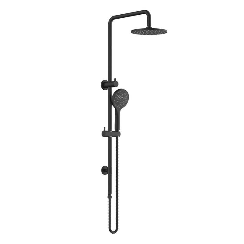 Ovia Matte Black Trade 2 in 1 Twin Rail Shower System