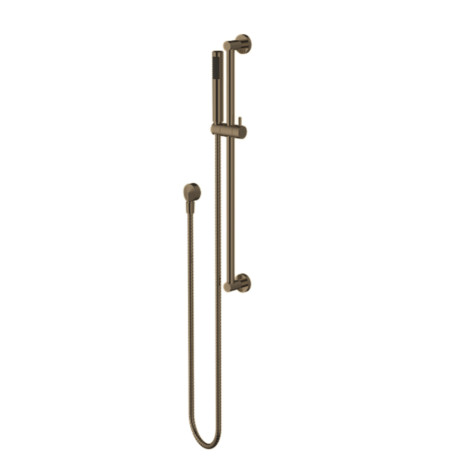 Star Mini Hand Shower On Rail Antique Brass