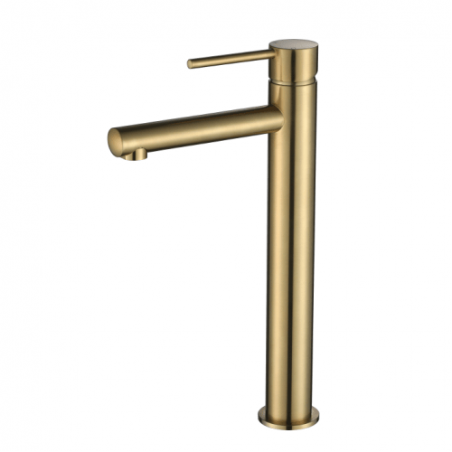 Modern National Star Mini High Rise Basin Mixer PVD Brushed Bronze