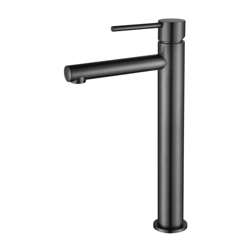 Modern National Star Mini High Rise Basin Mixer Gun Metal