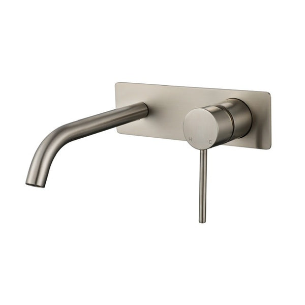 Modern National Star Mini Wall Combination Warm Brushed Nickel