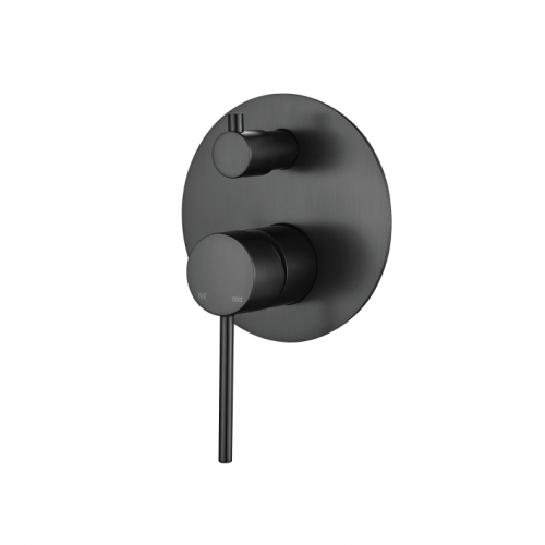 Modern National Star Mini Shower Mixer Diverter Gun Metal Grey