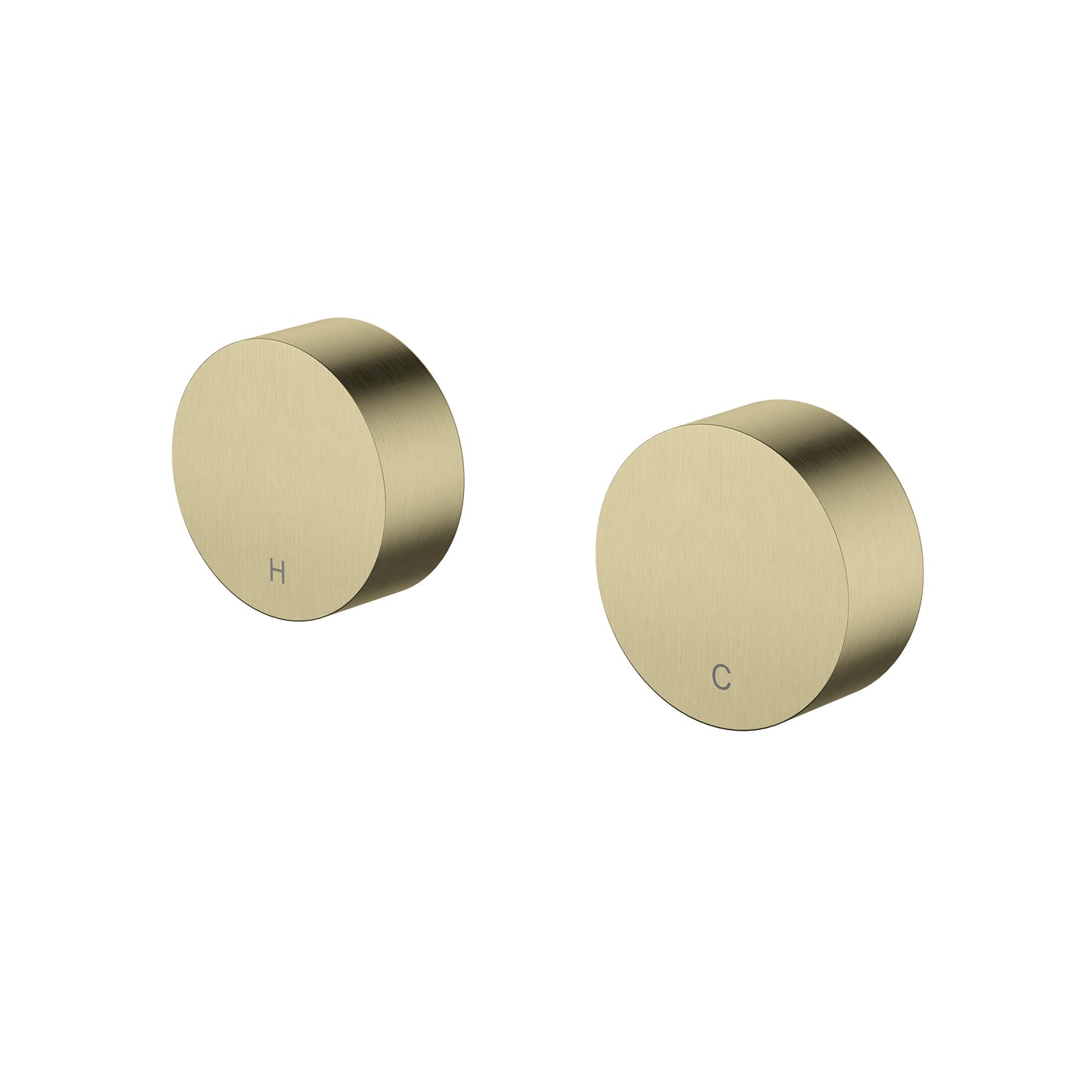 Modern National Star Round Wall Top Assemblies Brushed Gold