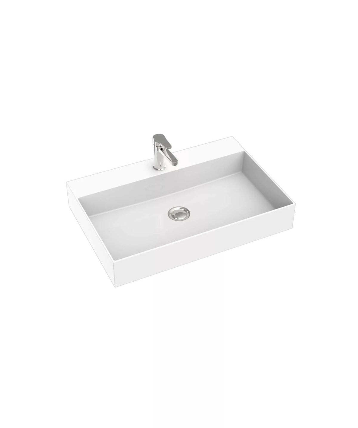 Seima Tavi 605 Above Counter Marstone Basin - White Matte