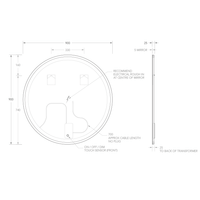 ADP 900mm Shine Mirror