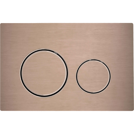 Geberit Compatible Round Flush Buttons for Sigma Brushed Bronze Champagne