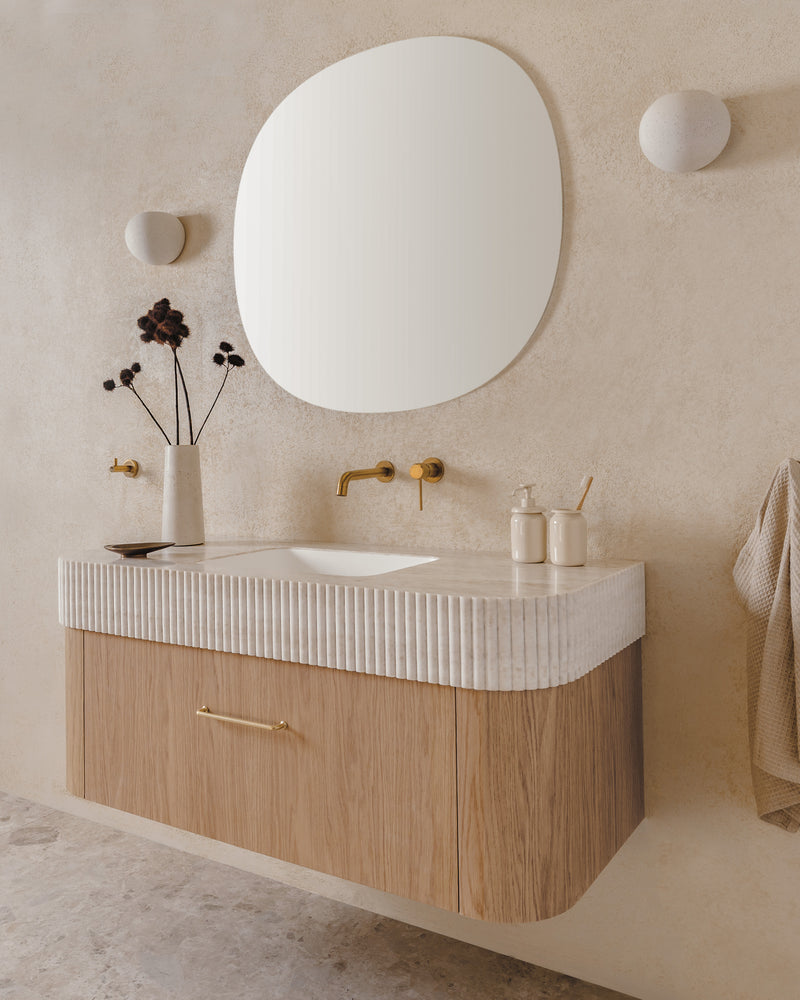 Surry 1200mm - Boston Oak Imperial Angled View