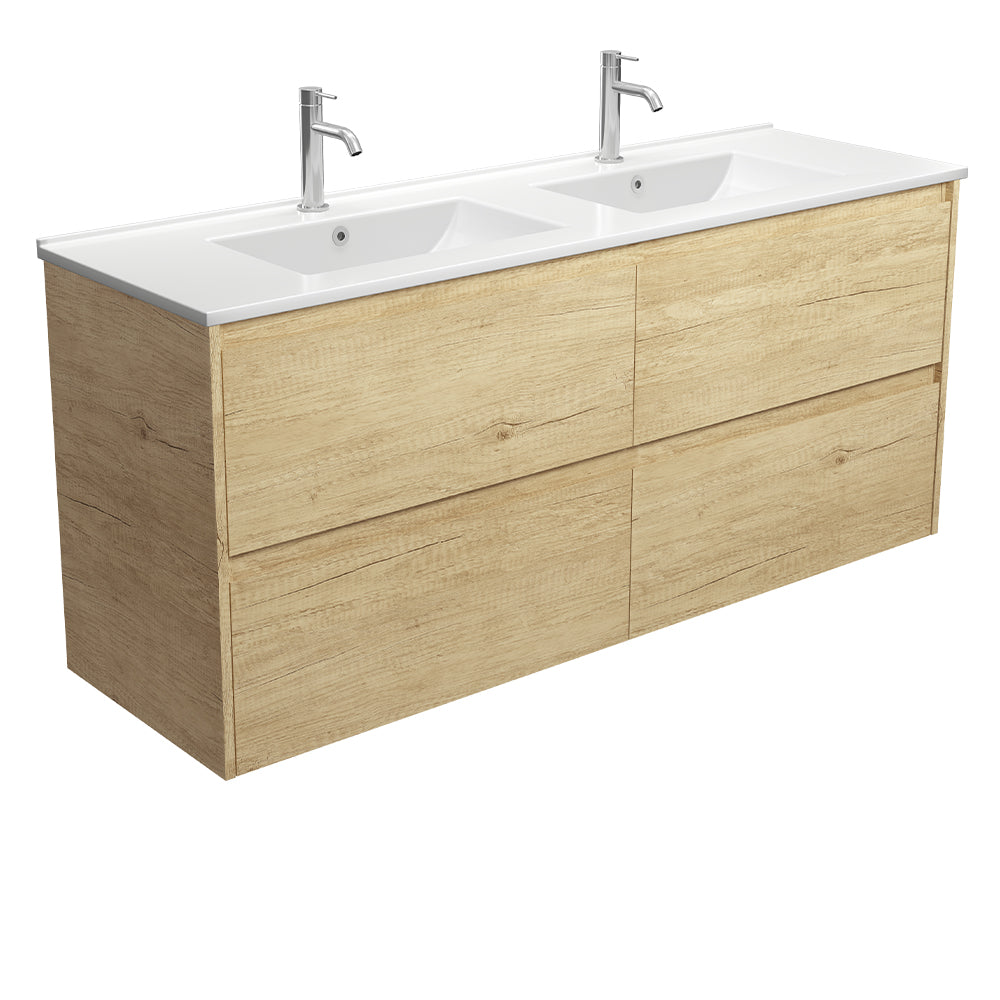 Fienza Amato 1500mm Wall-Hung Vanity Scandi Oak