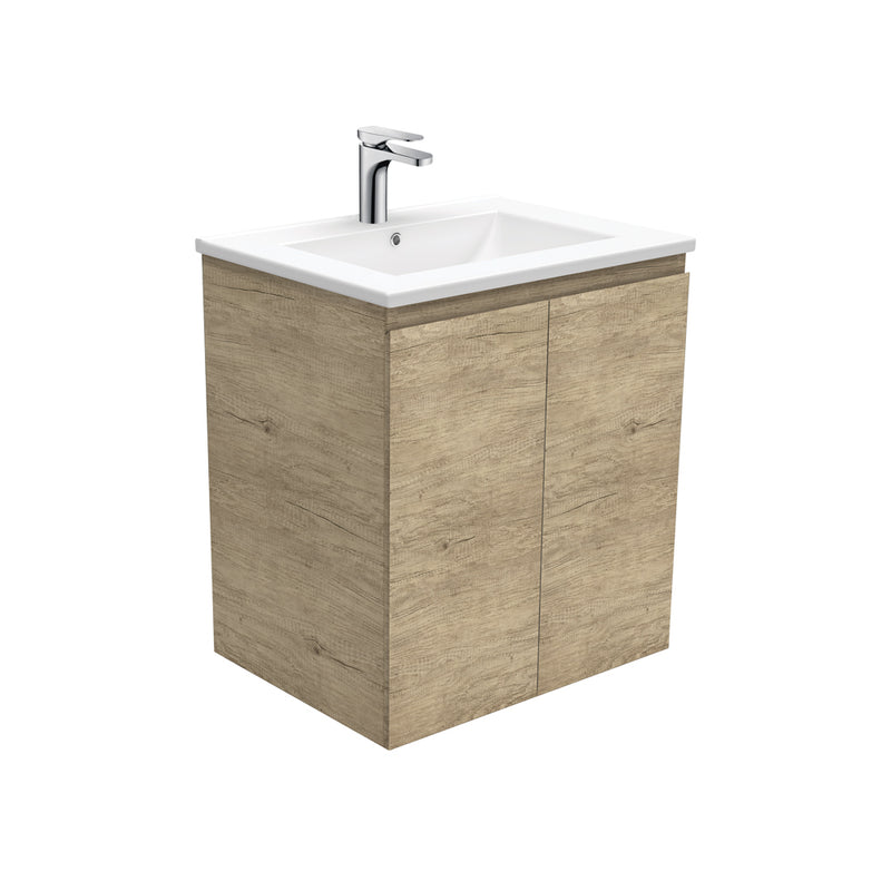 Fienza Dolce Edge Scandi Oak 600 Wall-Hung Vanity