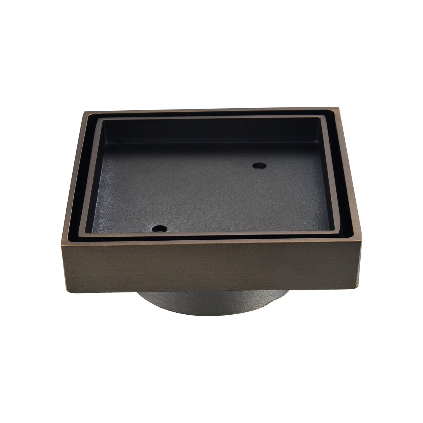 Star Mini 95mm Tile Insert Floor Waste Antique Brass