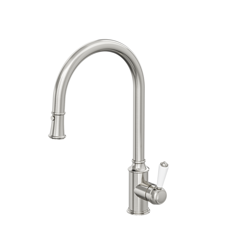 Linsol Brushed Nickel Tommy Pull Out Down Provincial Federation Kitchen Mixer
