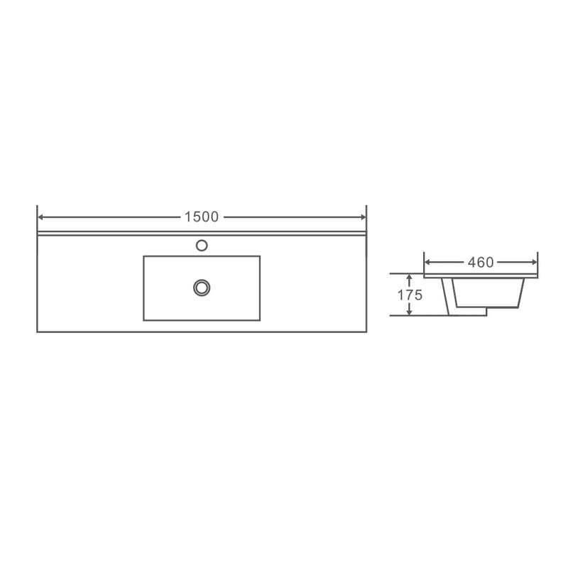 Hera 1500mm Wall-Hung Vanity Tasmanian Oak
