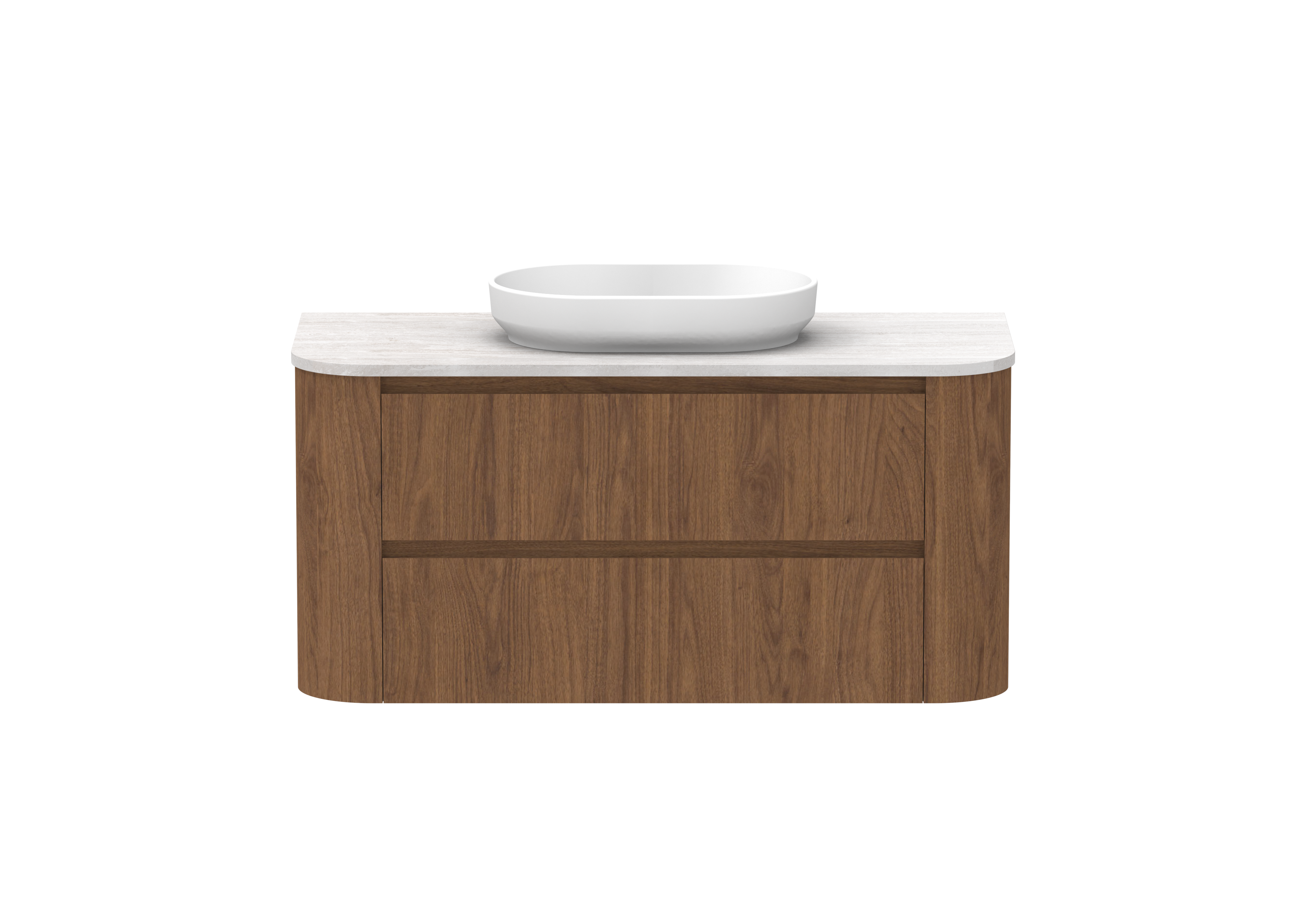 Thea - Florentine Walnut with 20mm Benchtop