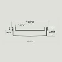 STORMTECH Tile Insert Channel Kit Form- Multiple Sizes