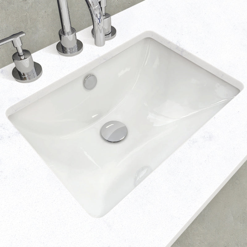 Sarah Bianco Marble Undermount Single Bowl 1500 Edge Scandi Oak Vanity on Kick