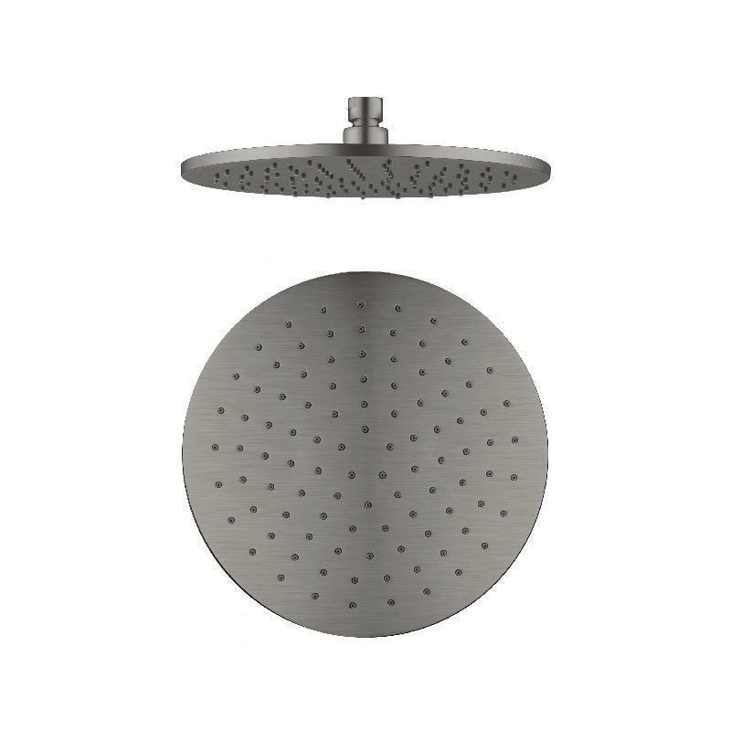 Nero Round Shower Head 250mm Gun Metal Grey