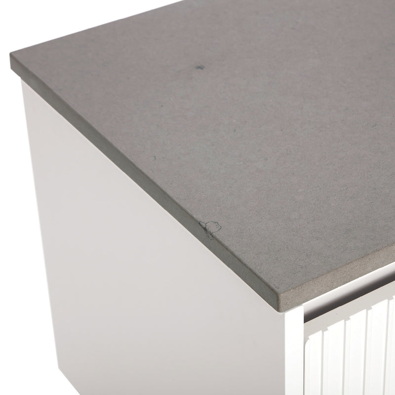 Fienza Urban Crete Silica Free Stone Vanity Benchtop, Rectangular Full Depth