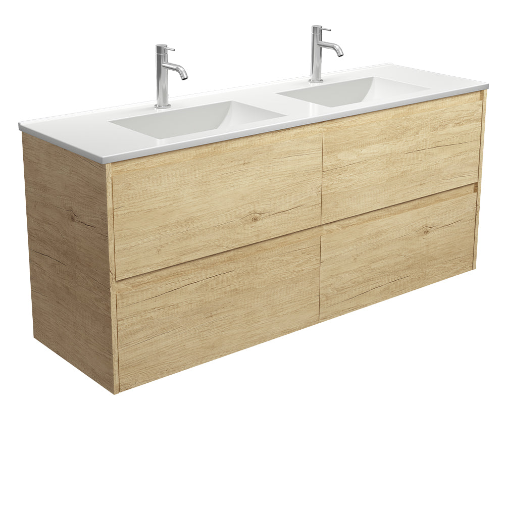 Fienza Amato 1500mm Wall-Hung Vanity Scandi Oak