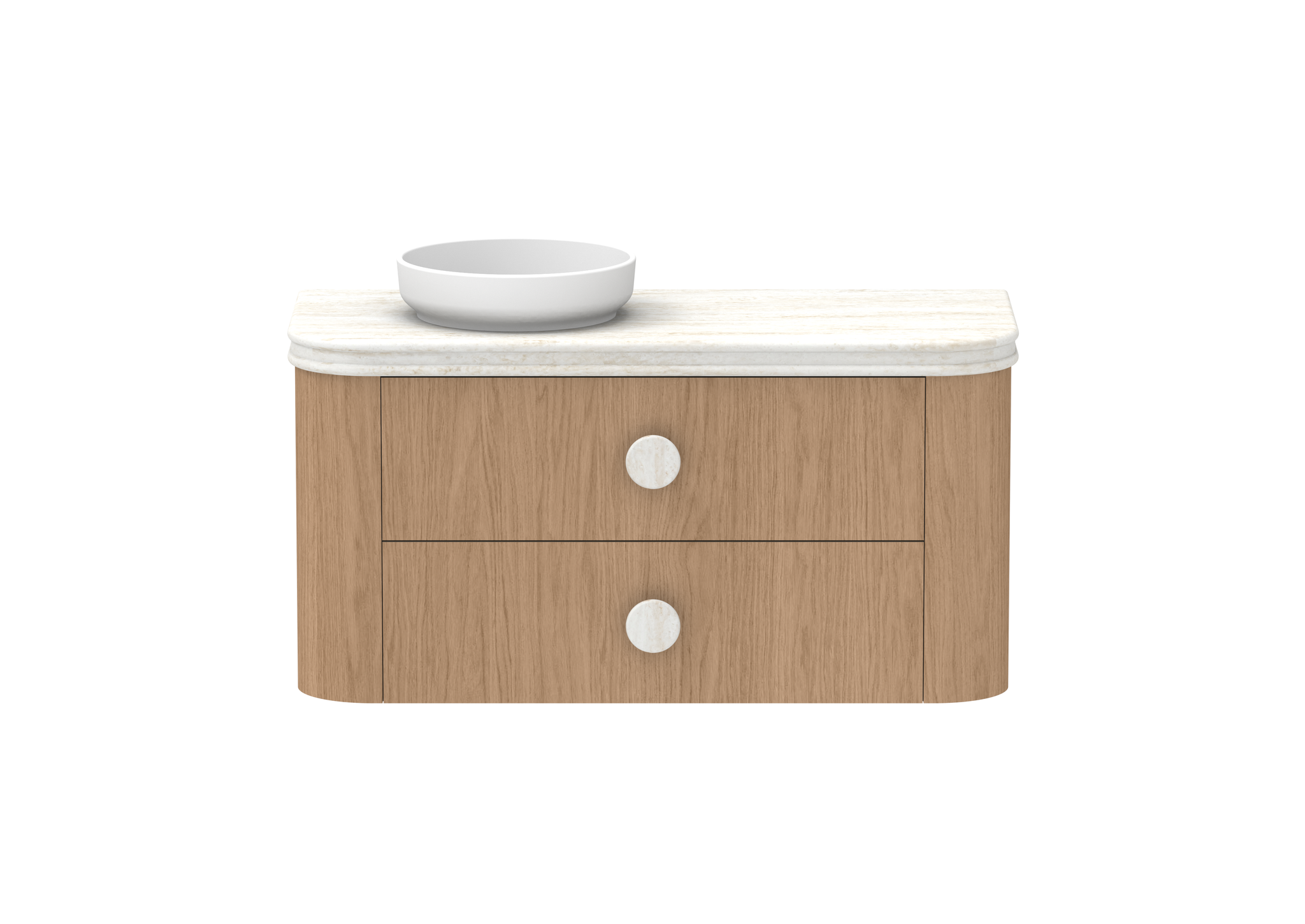 VB Render - 1200mm Left Offset Bowl