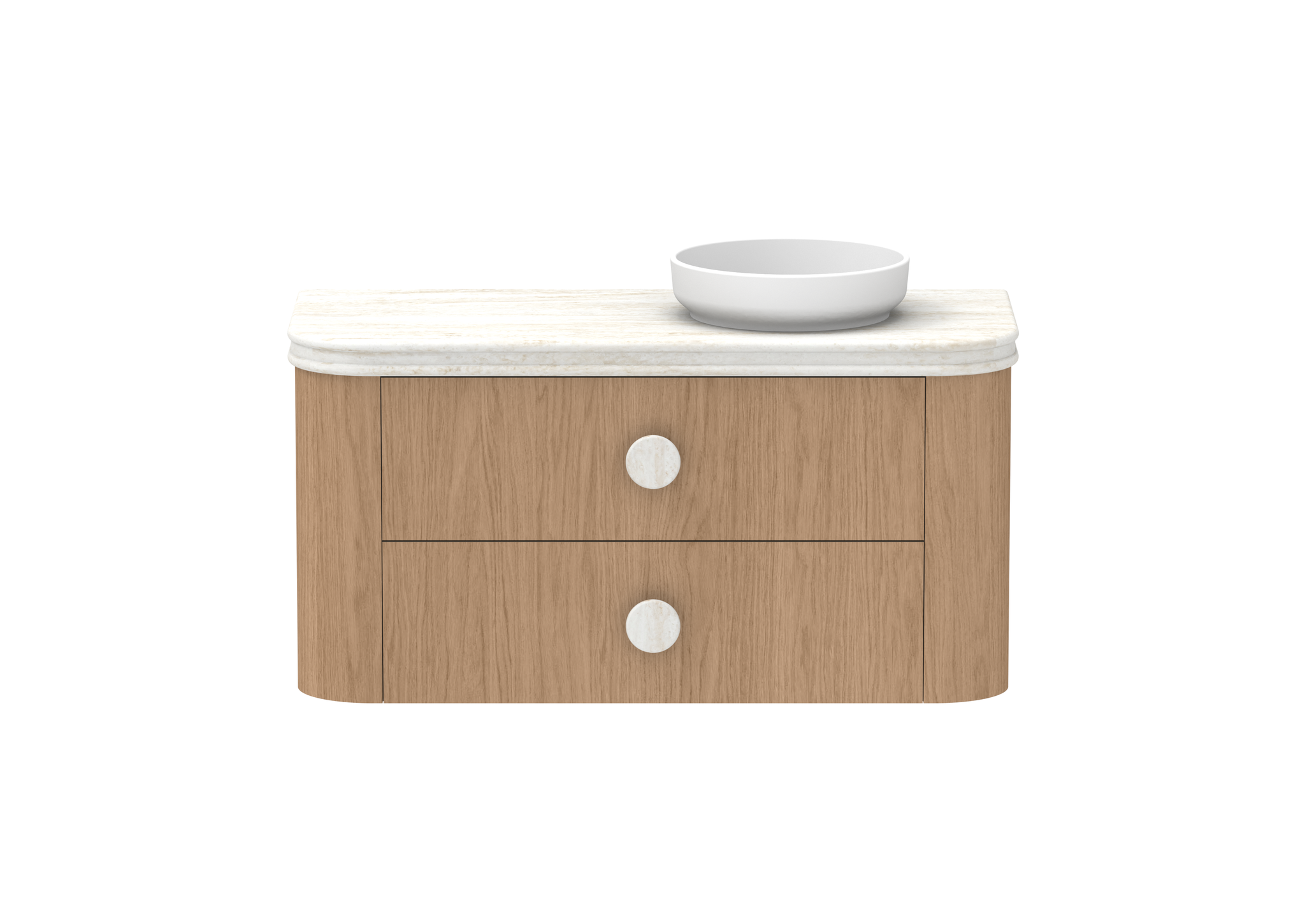 VB Render - 1200mm Right Offset Bowl