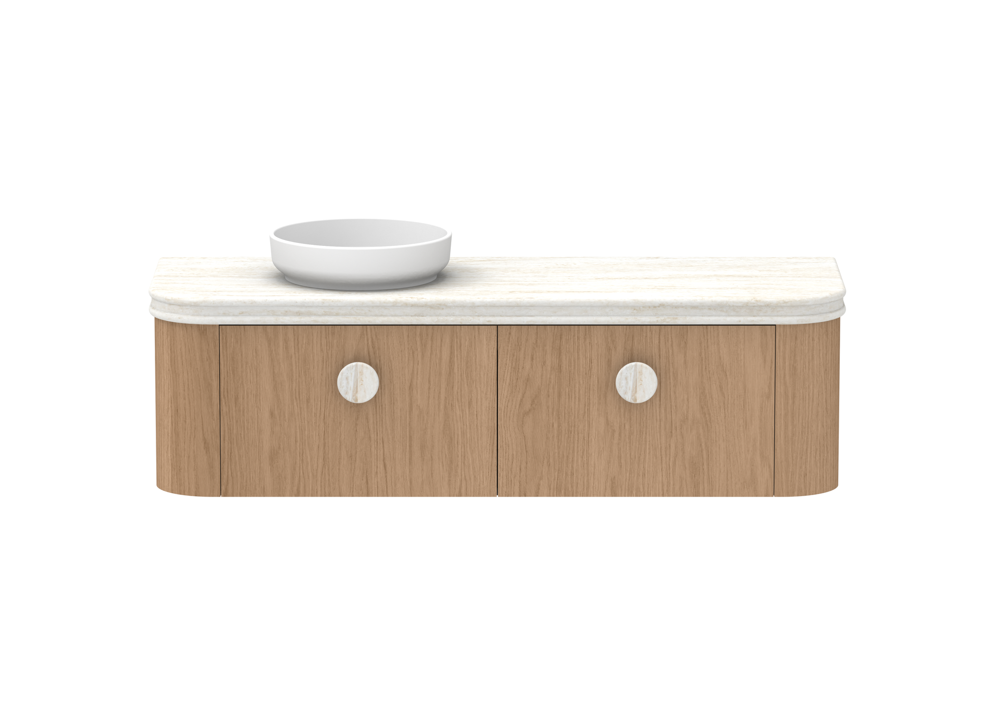 VB Render - 1500mm Left Offset Bowl