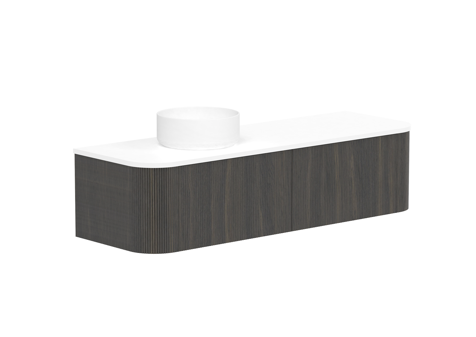 VB Render - 1500mm Left Offset Bowl