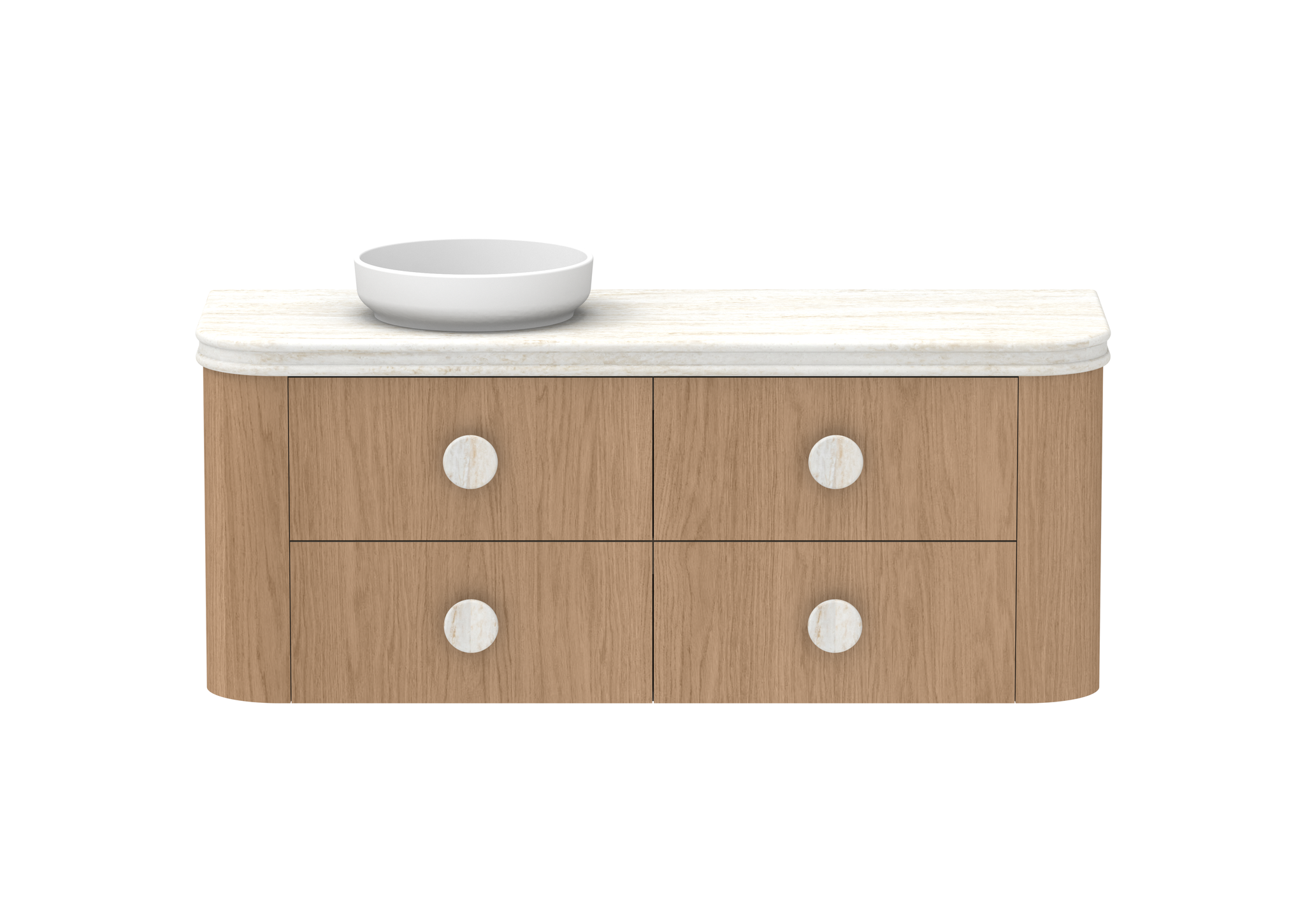 VB Render - 1500mm Left Offset Bowl