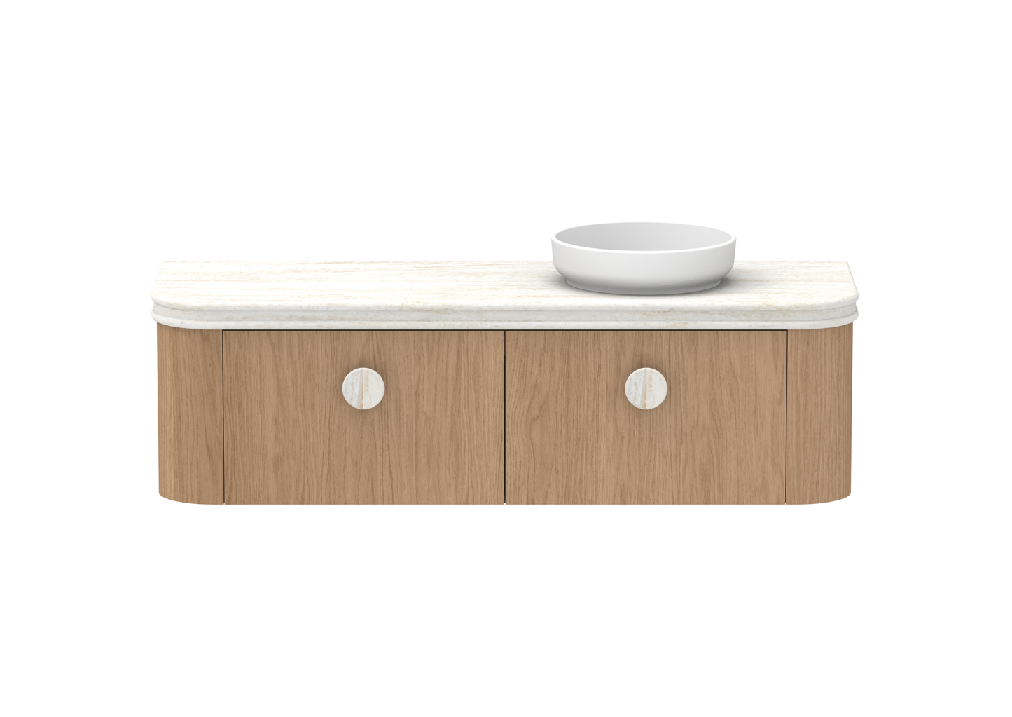 VB Render - 1500mm Right Offset Bowl