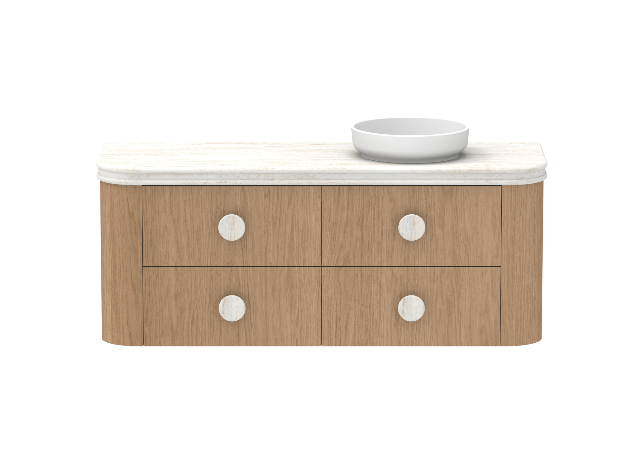 VB Render - 1500mm Right Offset Bowl