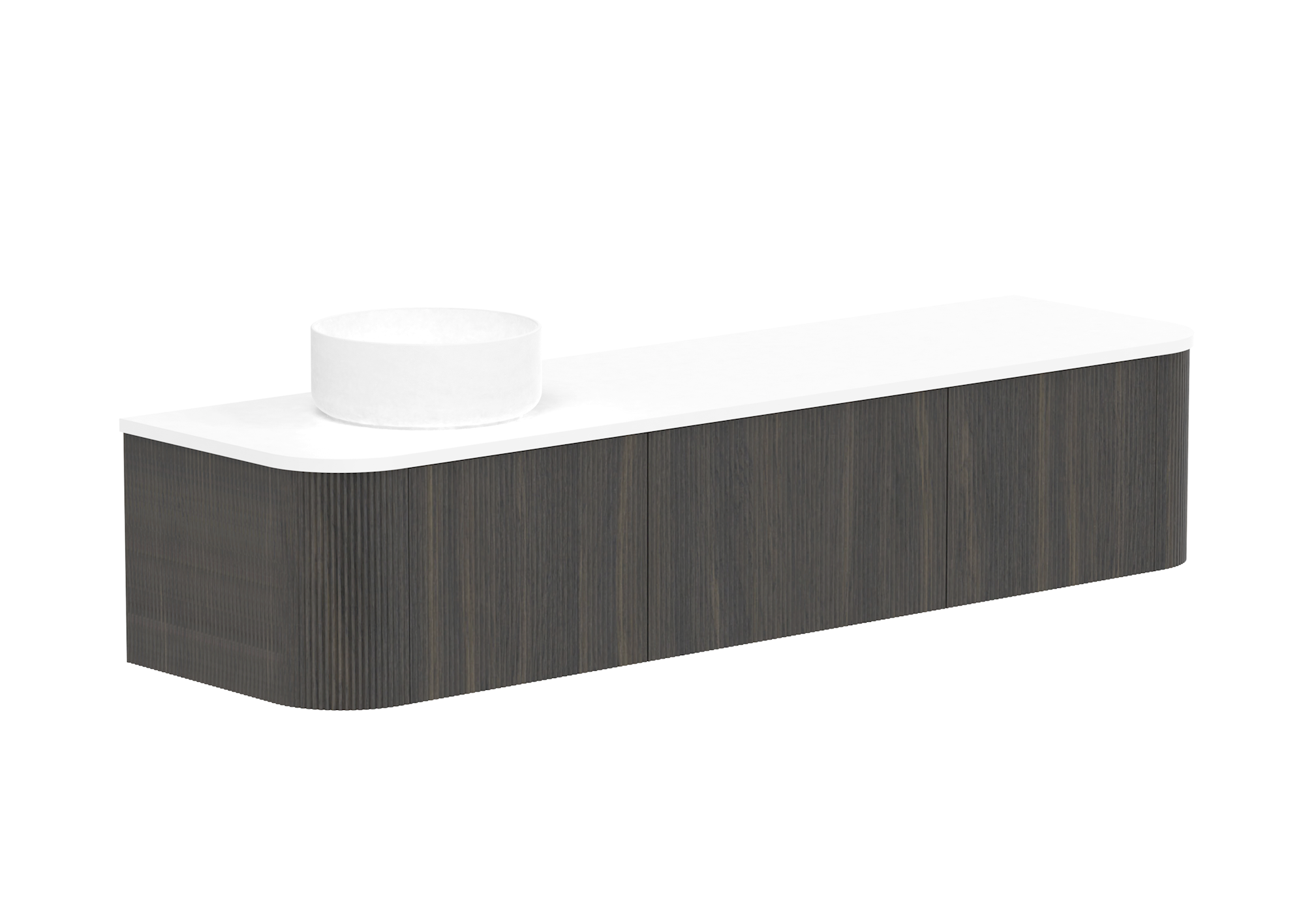 VB Render - 1800mm Left Offset Bowl