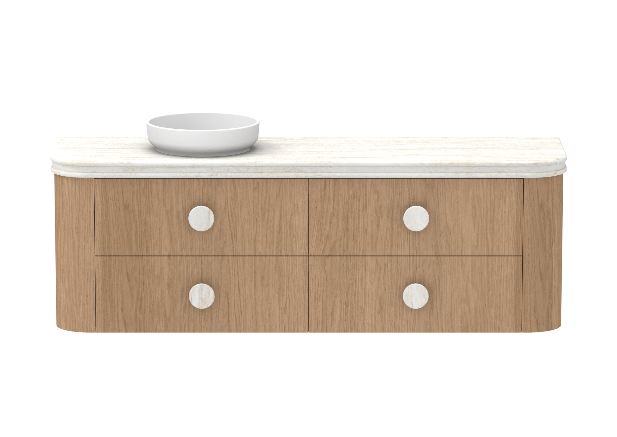 VB Render - 1800mm Left Offset Bowl